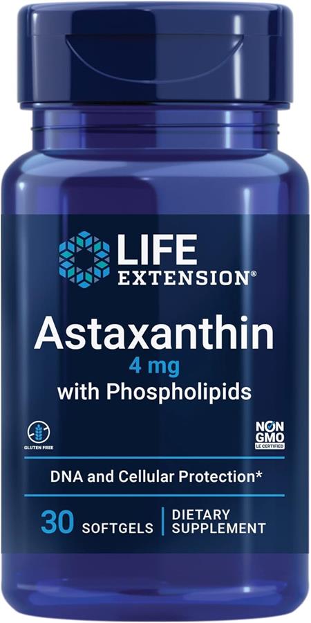 Life Extension Astaxantina con fosfolípidos 4 mg x 30 Softgel