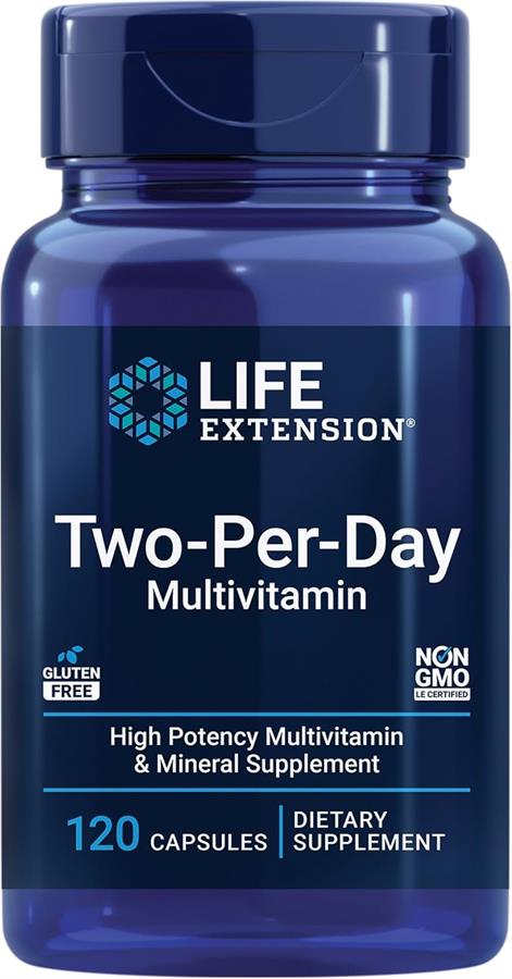 Life Extension Multivitamínico Two Per Day 120 Tabletas Adultos